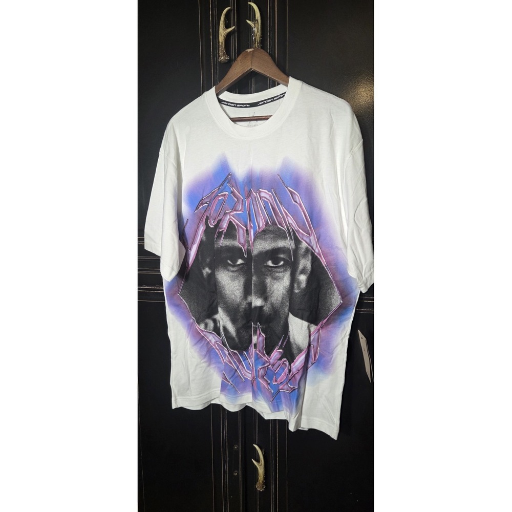 Nike XL Michael Jordan Face Print T-shirt, Jordan Sport NWT, School, Summer